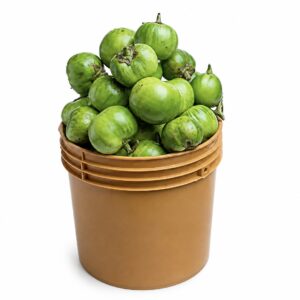 Green garden egg ( 1 Dustbin Basket)
